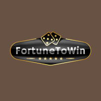 FortuneToWin Logo on brown background
