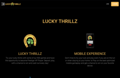 Lucky Thrillz desktop screenshot